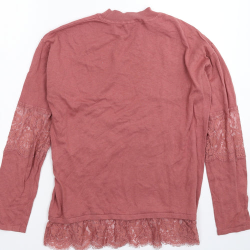 NEXT Womens Pink  Knit Pullover Jumper Size 12