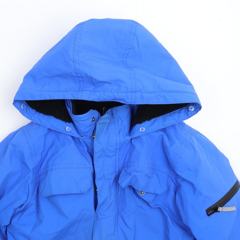 Matalan Boys Blue   Parka Coat Size 6-7 Years