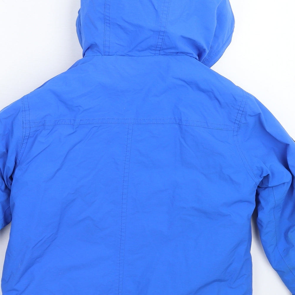 Matalan Boys Blue   Parka Coat Size 6-7 Years