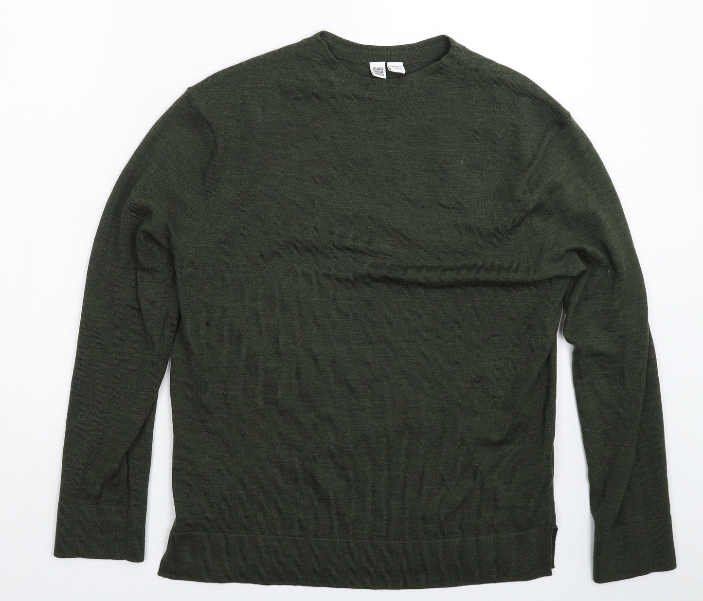 Uniqlo Mens Green  Knit Pullover Jumper Size S
