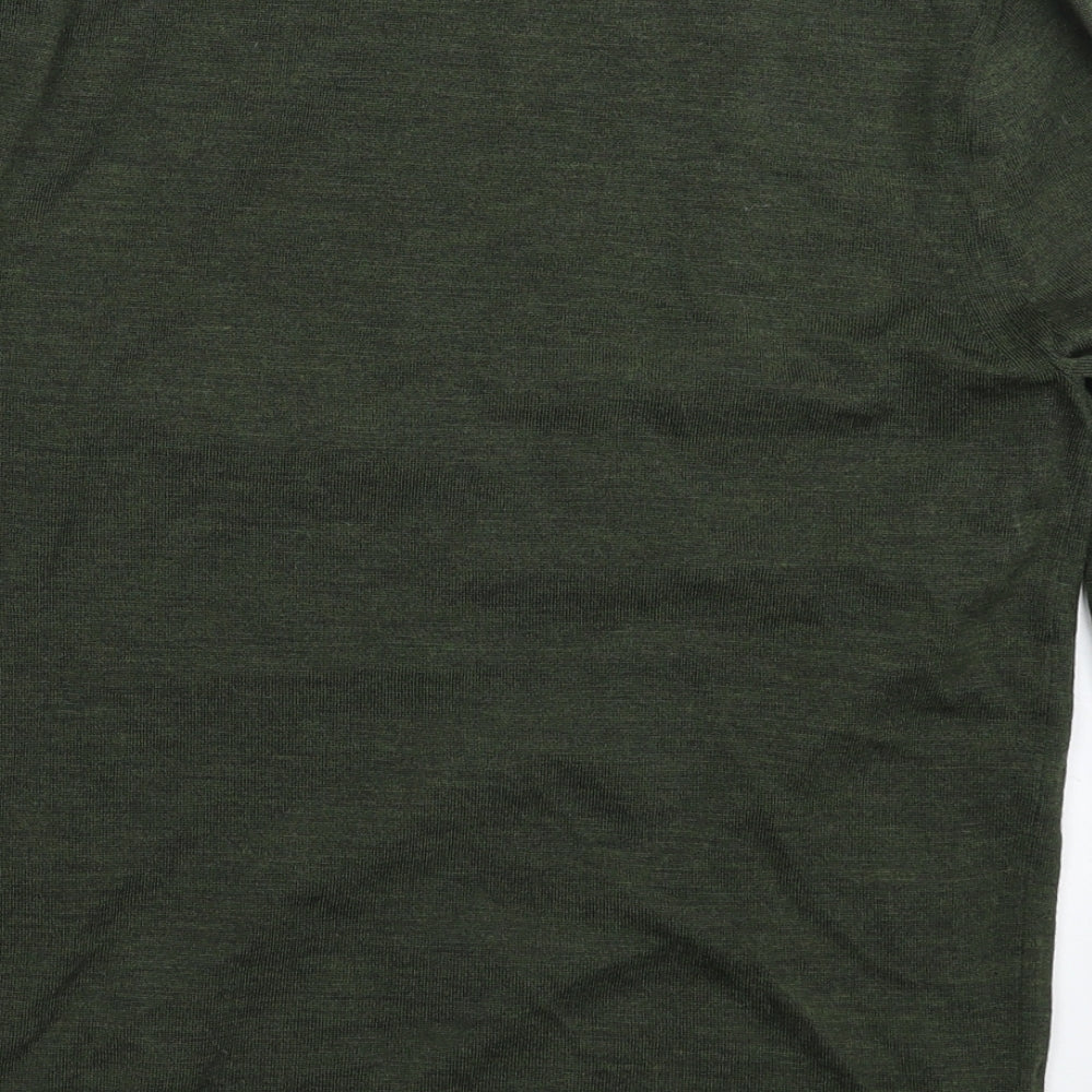Uniqlo Mens Green  Knit Pullover Jumper Size S
