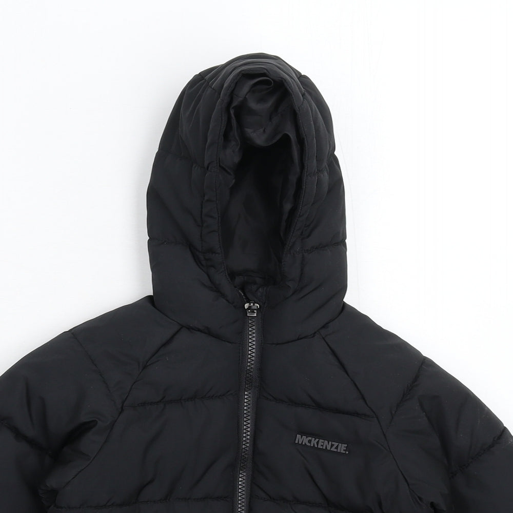 McKenzie Boys Black   Puffer Jacket Jacket Size 4-5 Years