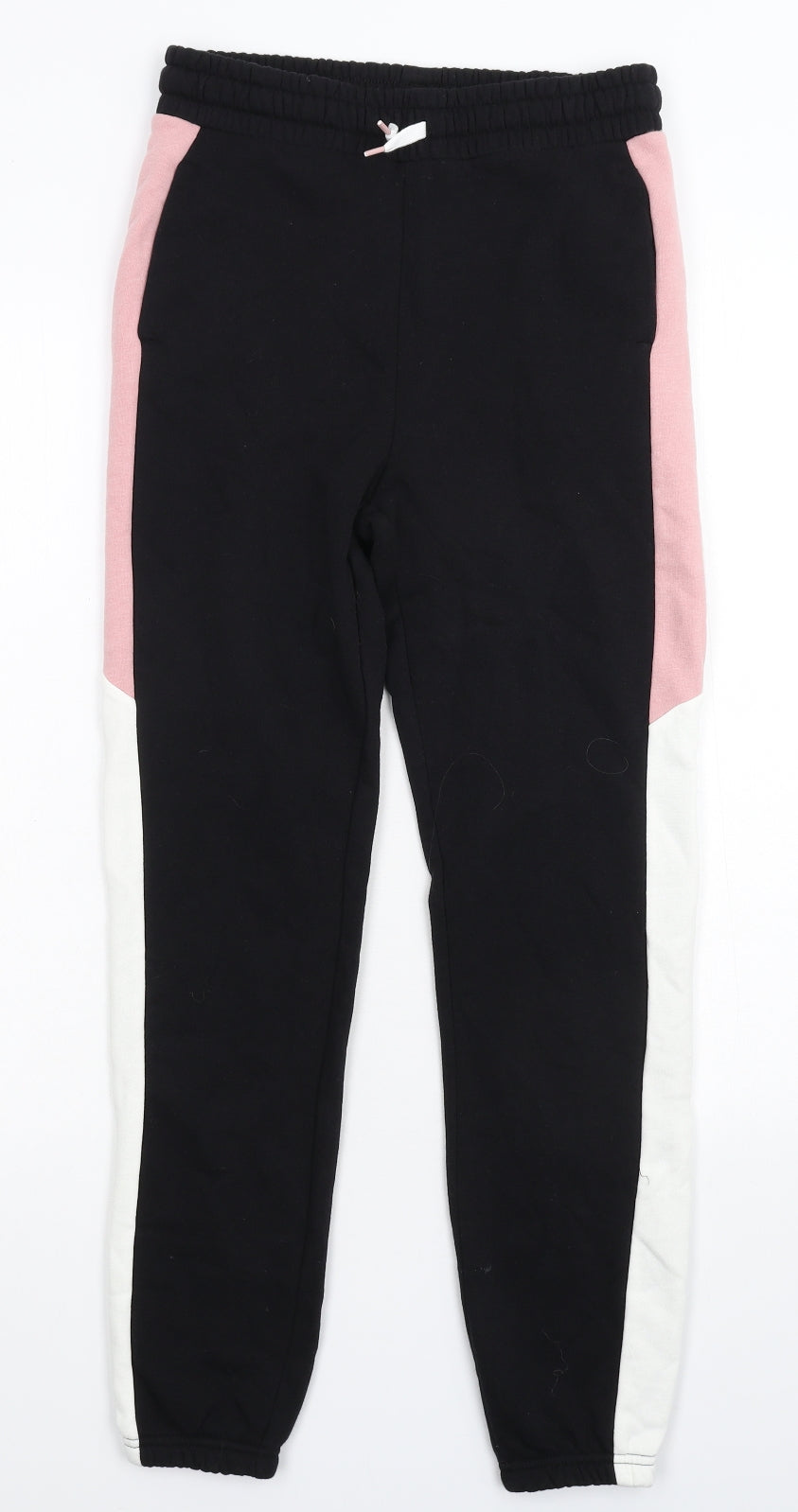 H&M Girls Black   Jogger Trousers Size 11-12 Years