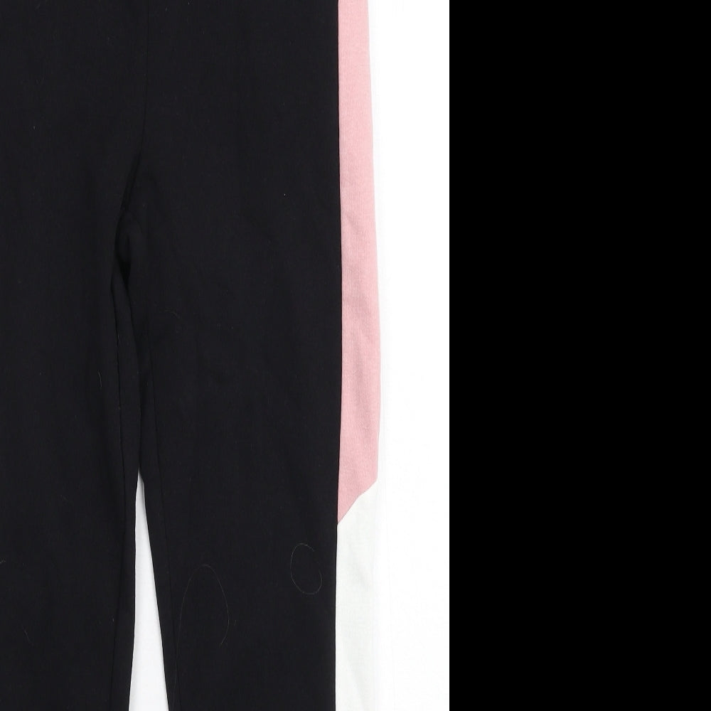 H&M Girls Black   Jogger Trousers Size 11-12 Years