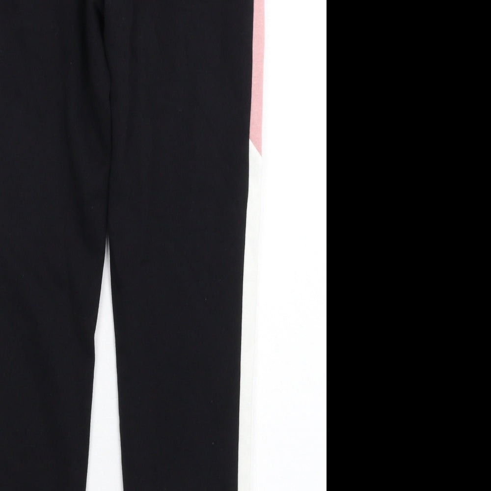 H&M Girls Black   Jogger Trousers Size 11-12 Years