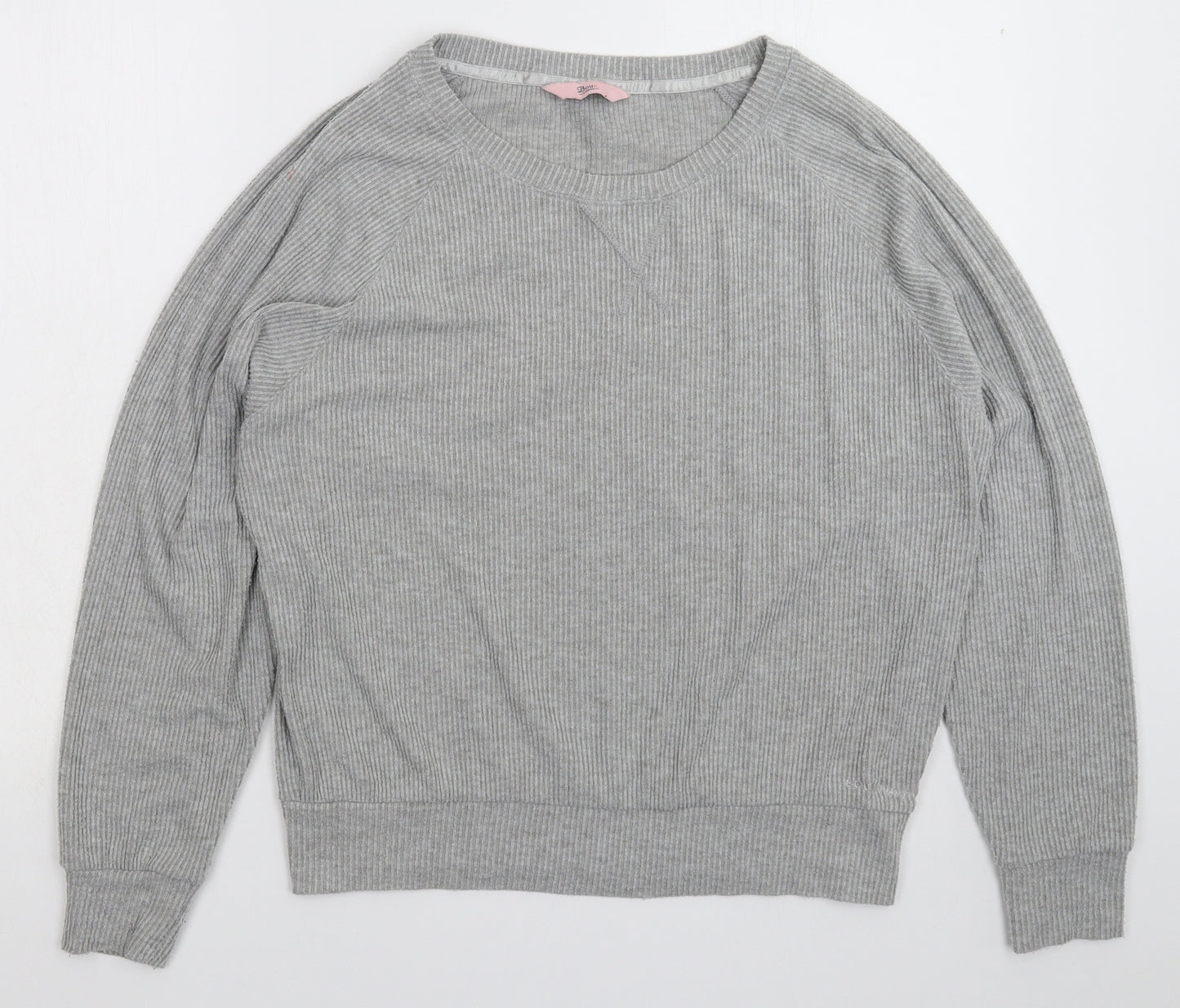 Boux Avenue Womens Grey  Knit Pullover Jumper Size 14