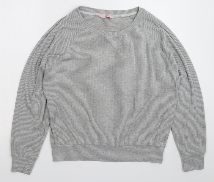 Boux Avenue Womens Grey  Knit Pullover Jumper Size 14