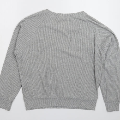 Boux Avenue Womens Grey  Knit Pullover Jumper Size 14