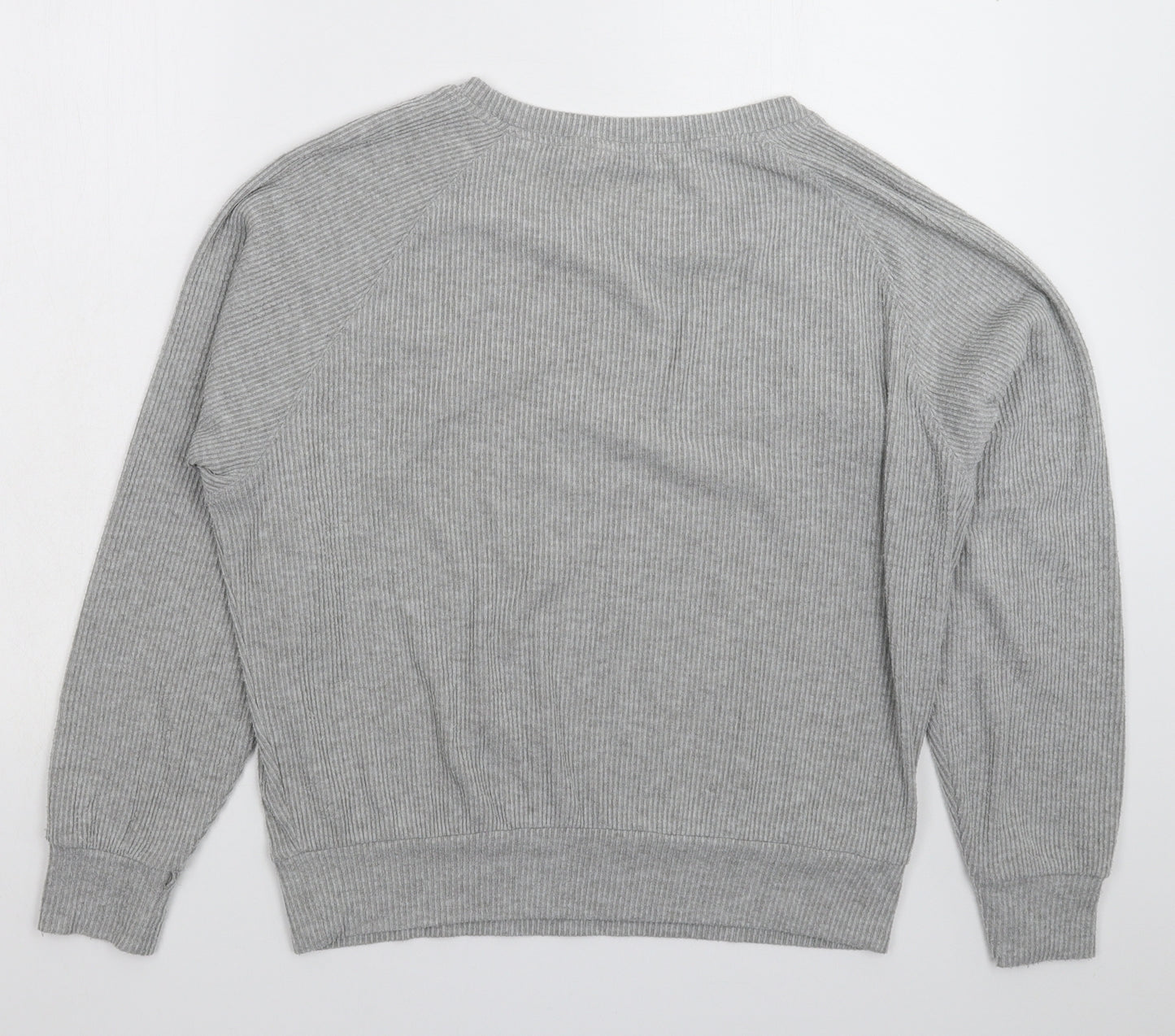 Boux Avenue Womens Grey  Knit Pullover Jumper Size 14