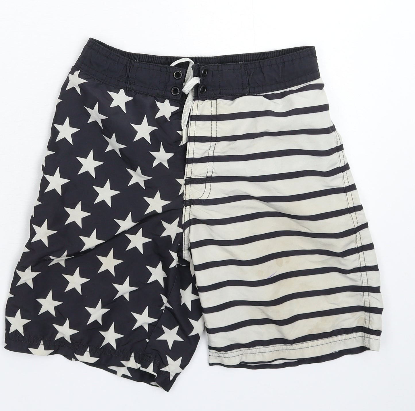 H&M Boys Multicoloured Geometric  Bermuda Shorts Size 11-12 Years
