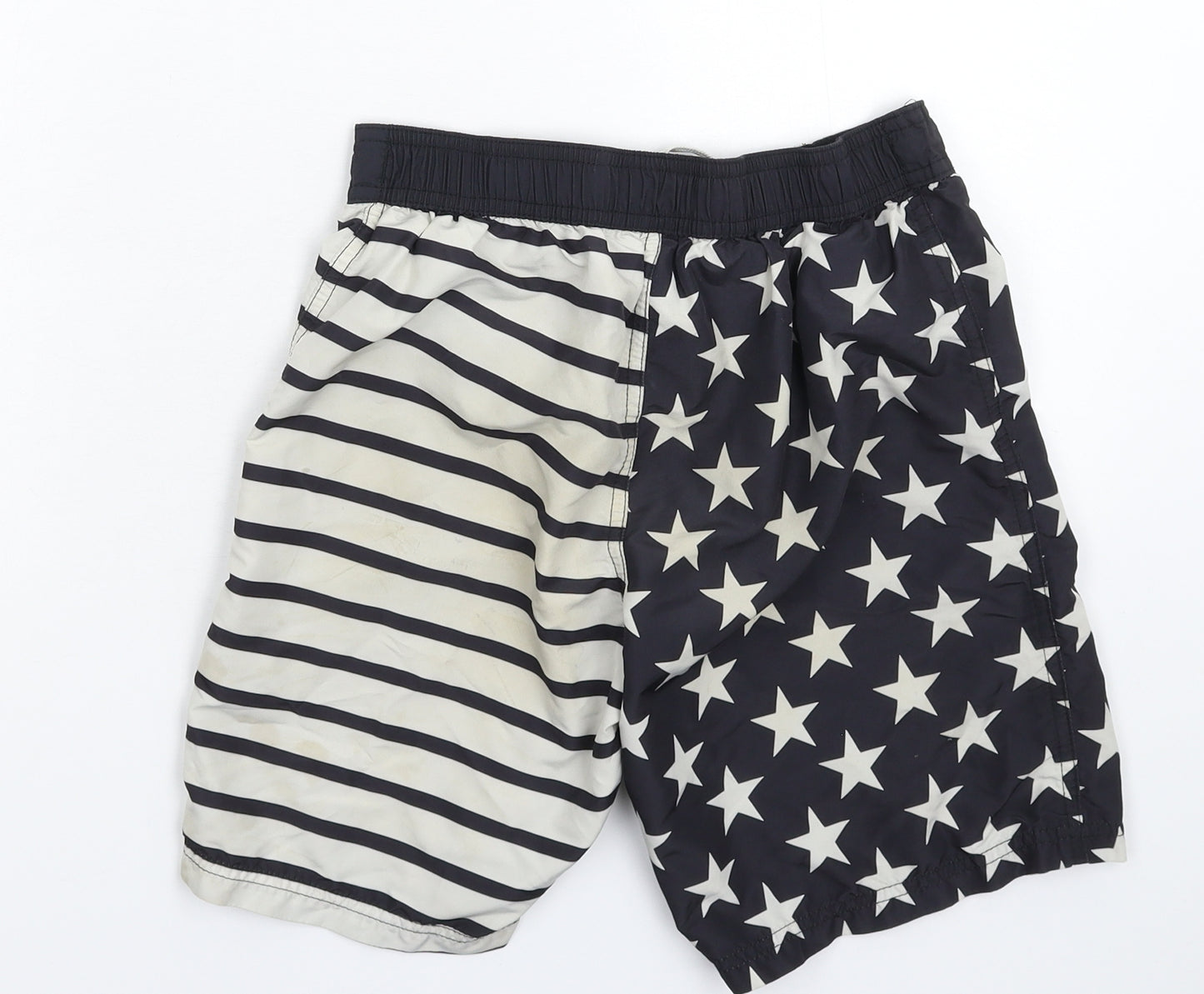 H&M Boys Multicoloured Geometric  Bermuda Shorts Size 11-12 Years