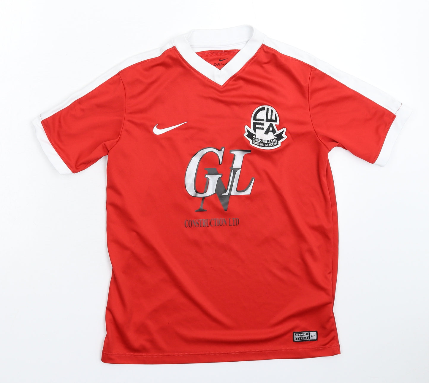 Nike Boys Red   Jersey T-Shirt Size 12-13 Years