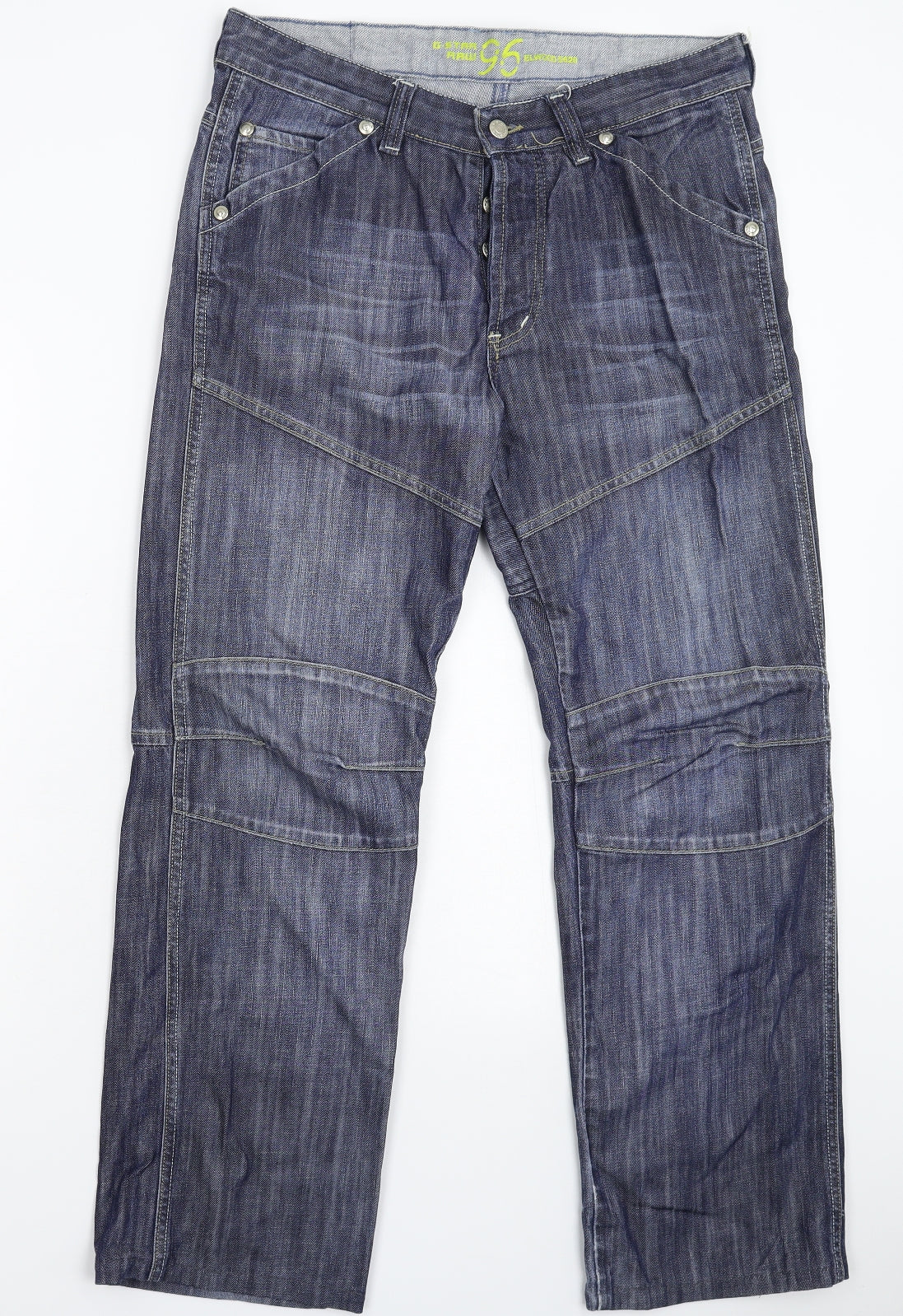 G-Star Mens Blue  Denim Straight Jeans Size 31 L28 in