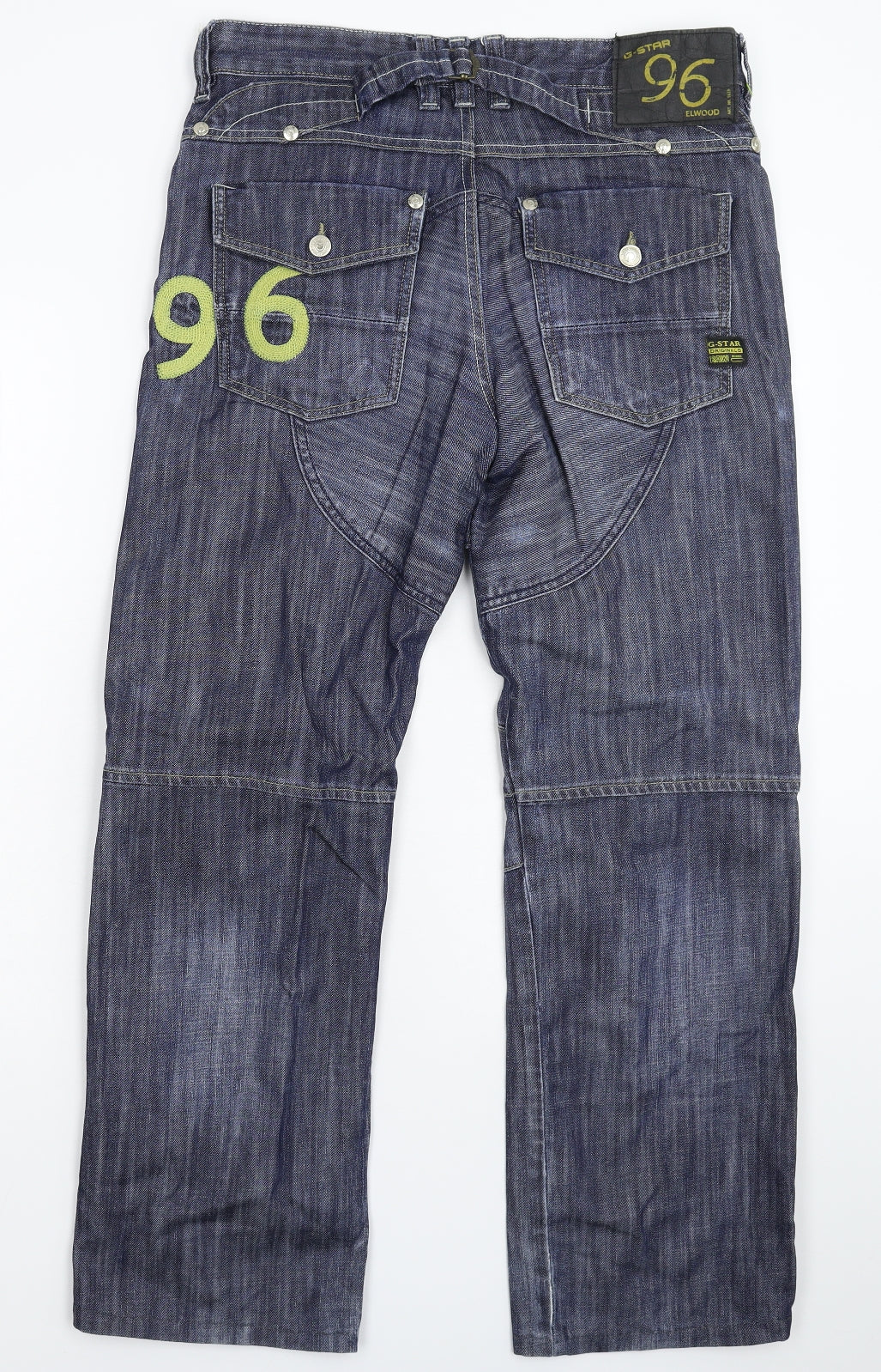 G-Star Mens Blue  Denim Straight Jeans Size 31 L28 in