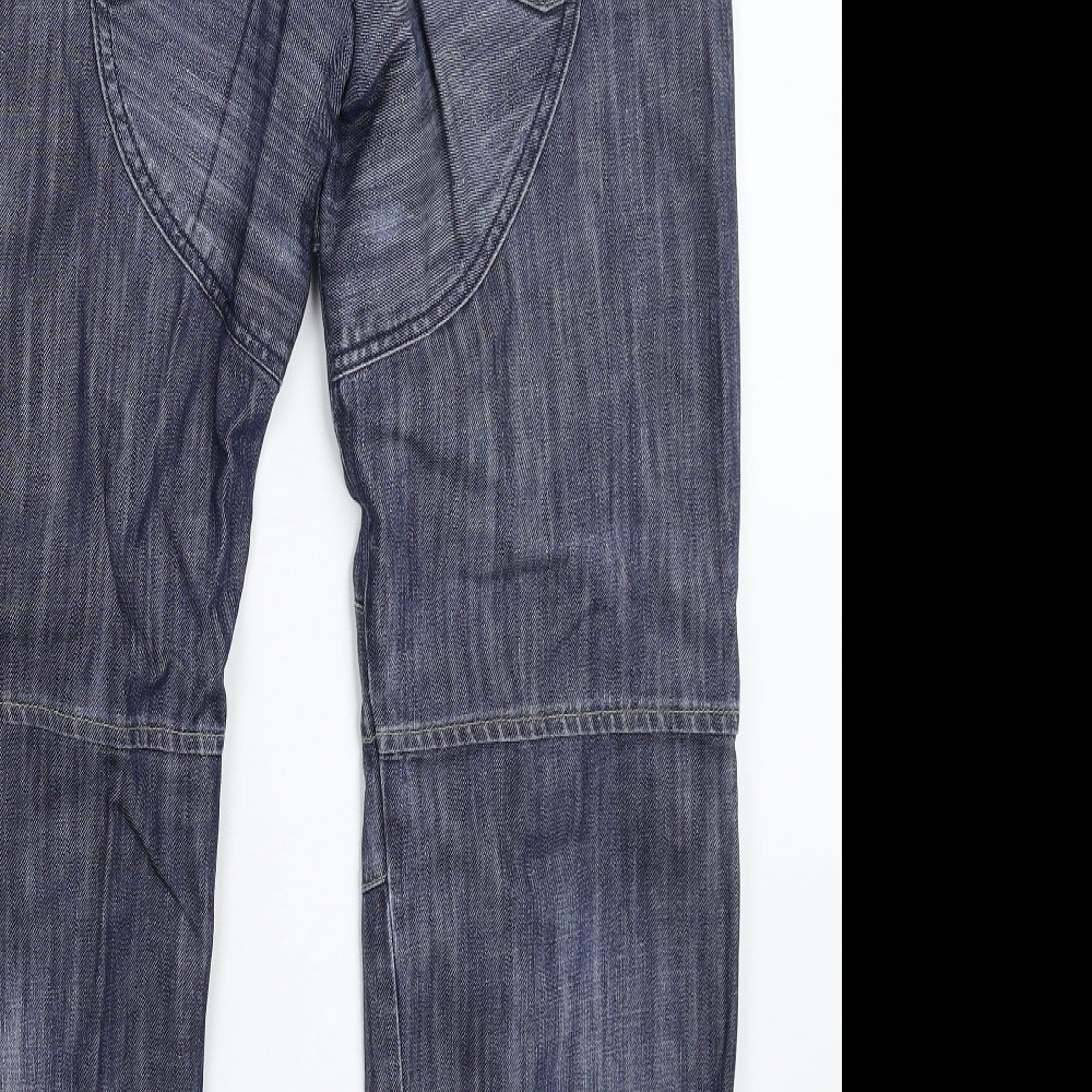 G-Star Mens Blue  Denim Straight Jeans Size 31 L28 in