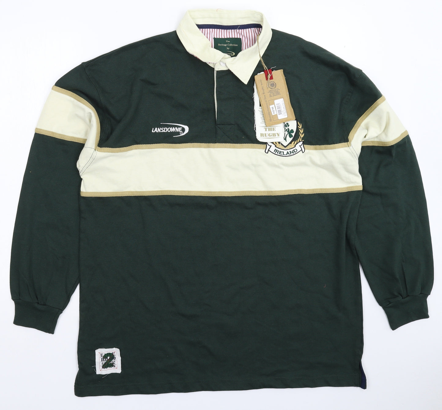 Lansdowne Mens Green    Polo Size XL