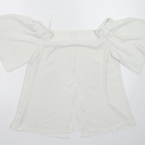 River Island Womens White   Basic Blouse Size 10