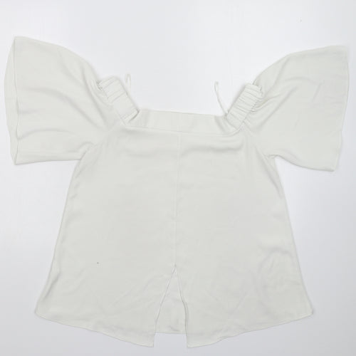 River Island Womens White   Basic Blouse Size 10