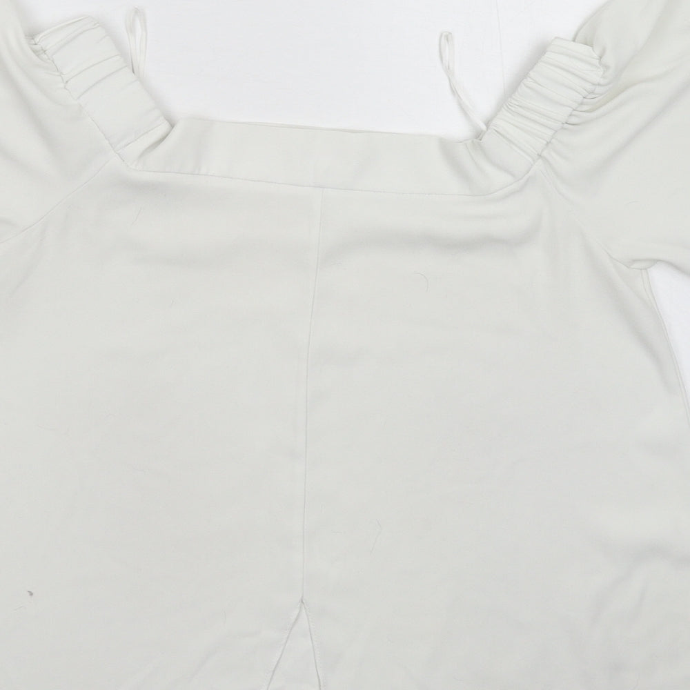 River Island Womens White   Basic Blouse Size 10