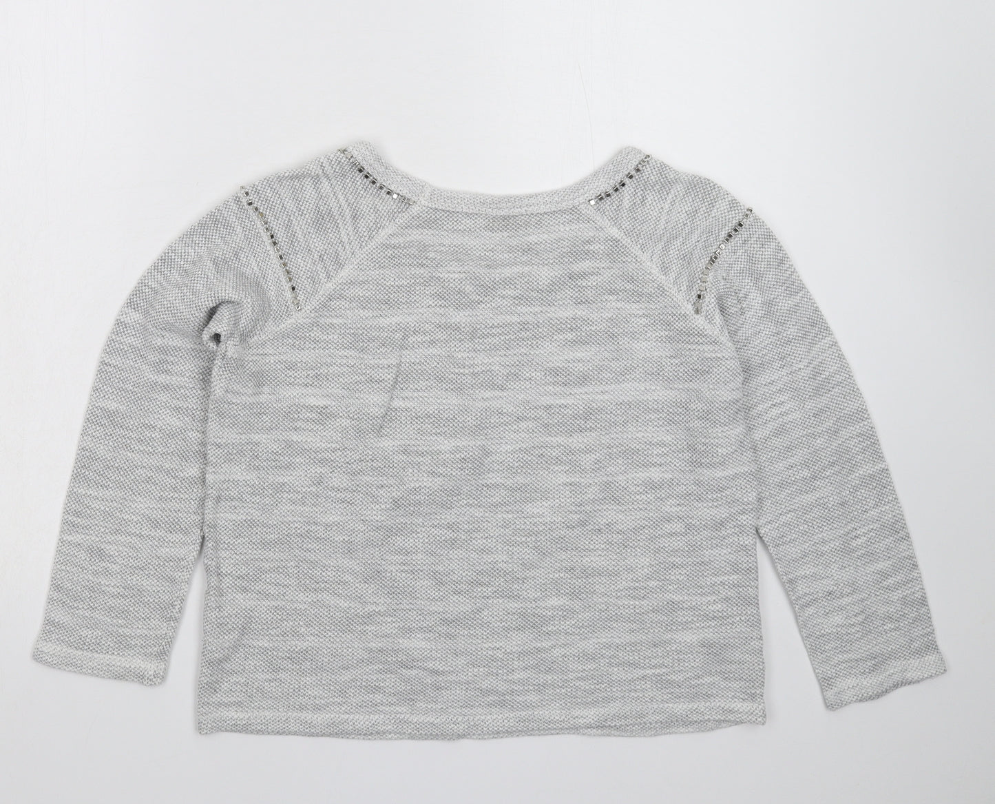 Marks and Spencer Womens Grey  Knit Pullover Jumper Size 10