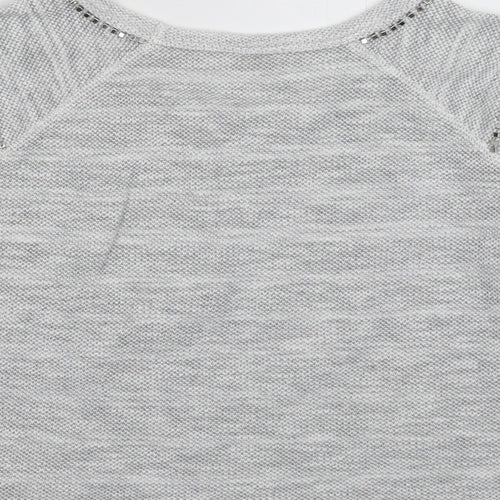Marks and Spencer Womens Grey  Knit Pullover Jumper Size 10