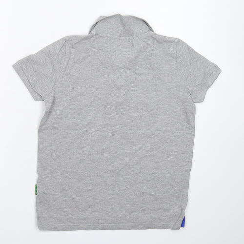 Kickers Boys Grey   Basic Polo Size 11-12 Years