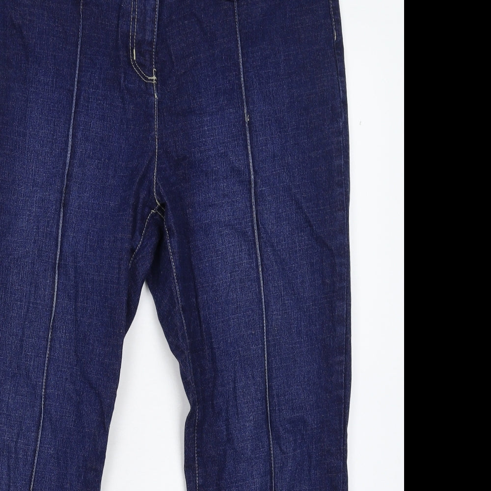 Union Blues Womens Blue  Denim Bootcut Jeans Size 18 L27 in