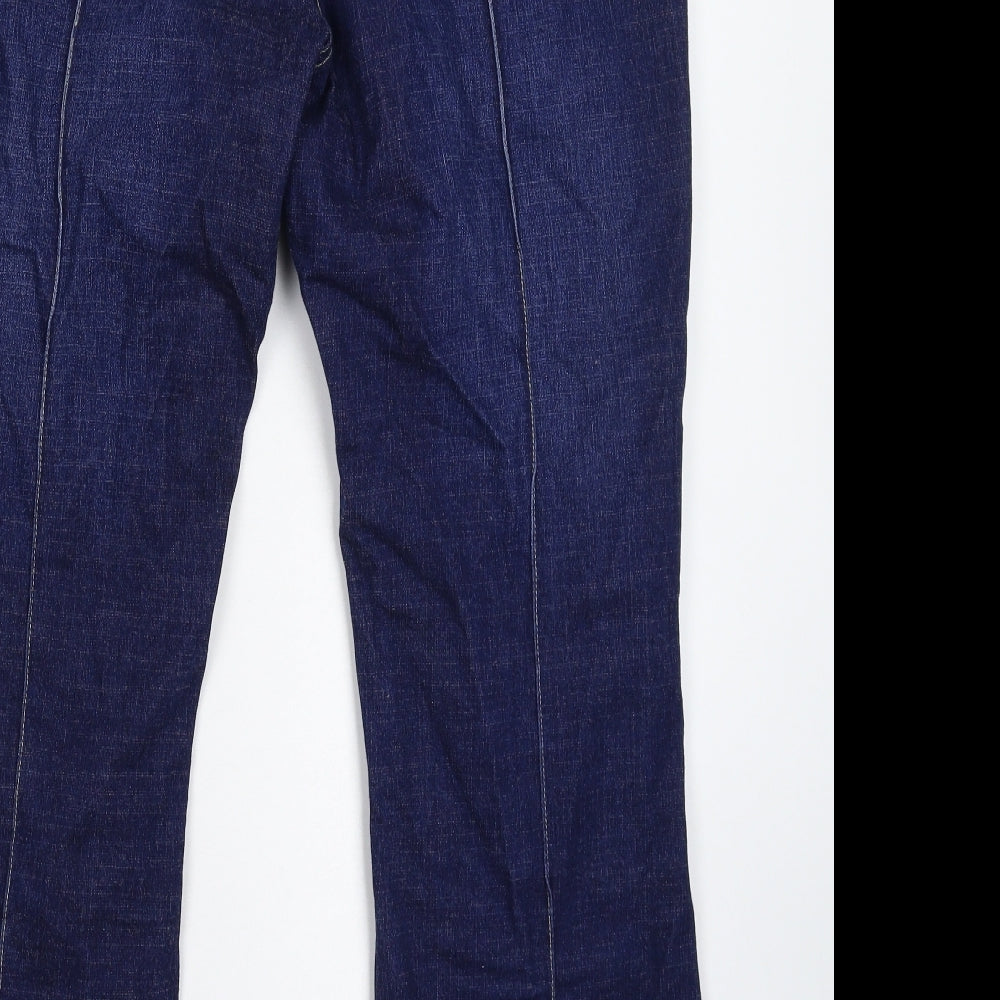 Union Blues Womens Blue  Denim Bootcut Jeans Size 18 L27 in
