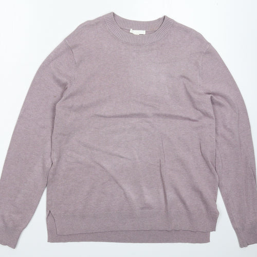 H&M Womens Grey  Knit Pullover Jumper Size M