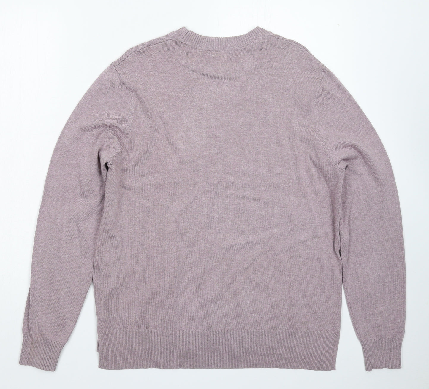 H&M Womens Grey  Knit Pullover Jumper Size M