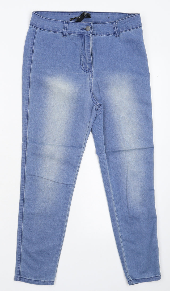 Crafted Womens Blue Denim Jegging Jeans Size 10 L23 in