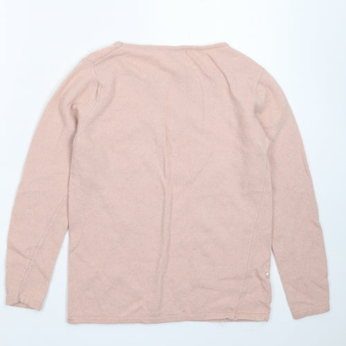 Benedetta B Womens Beige  Knit Pullover Jumper Size M