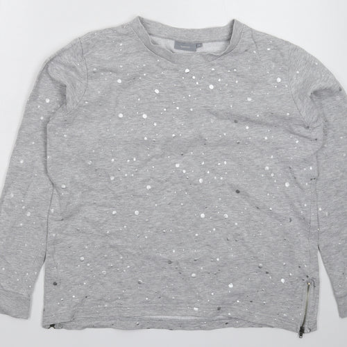 b.young Womens Grey   Pullover Sweatshirt Size M