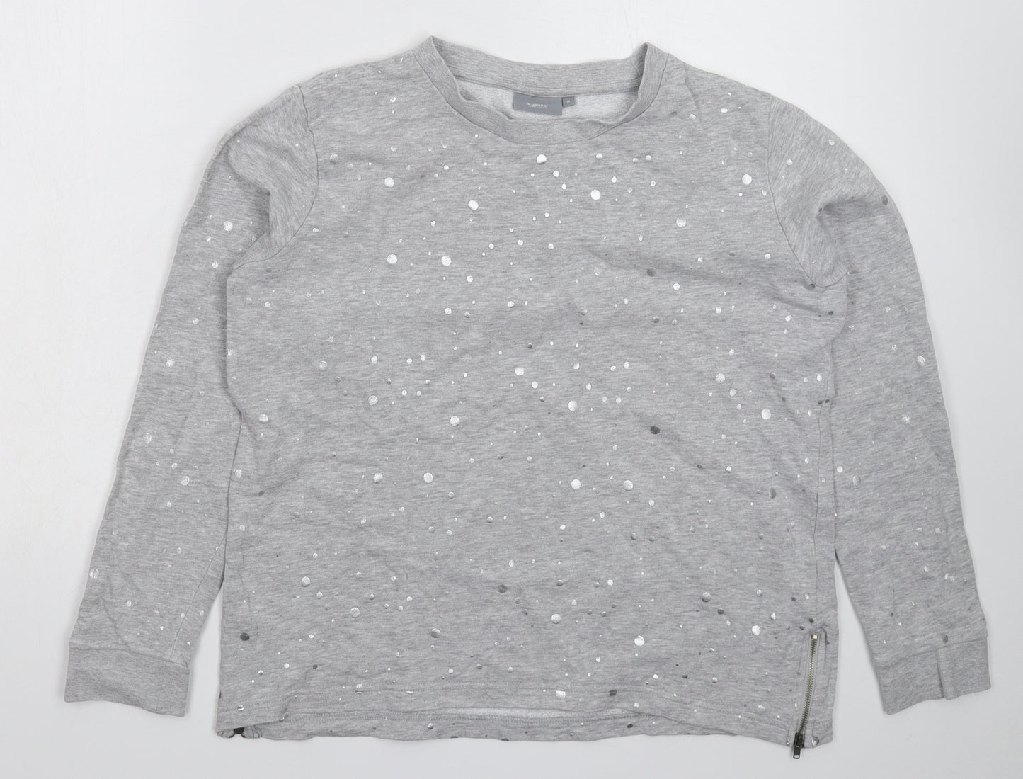 b.young Womens Grey   Pullover Sweatshirt Size M