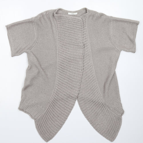 Marks and Spencer Womens Grey  Knit Cardigan Jumper Size 14