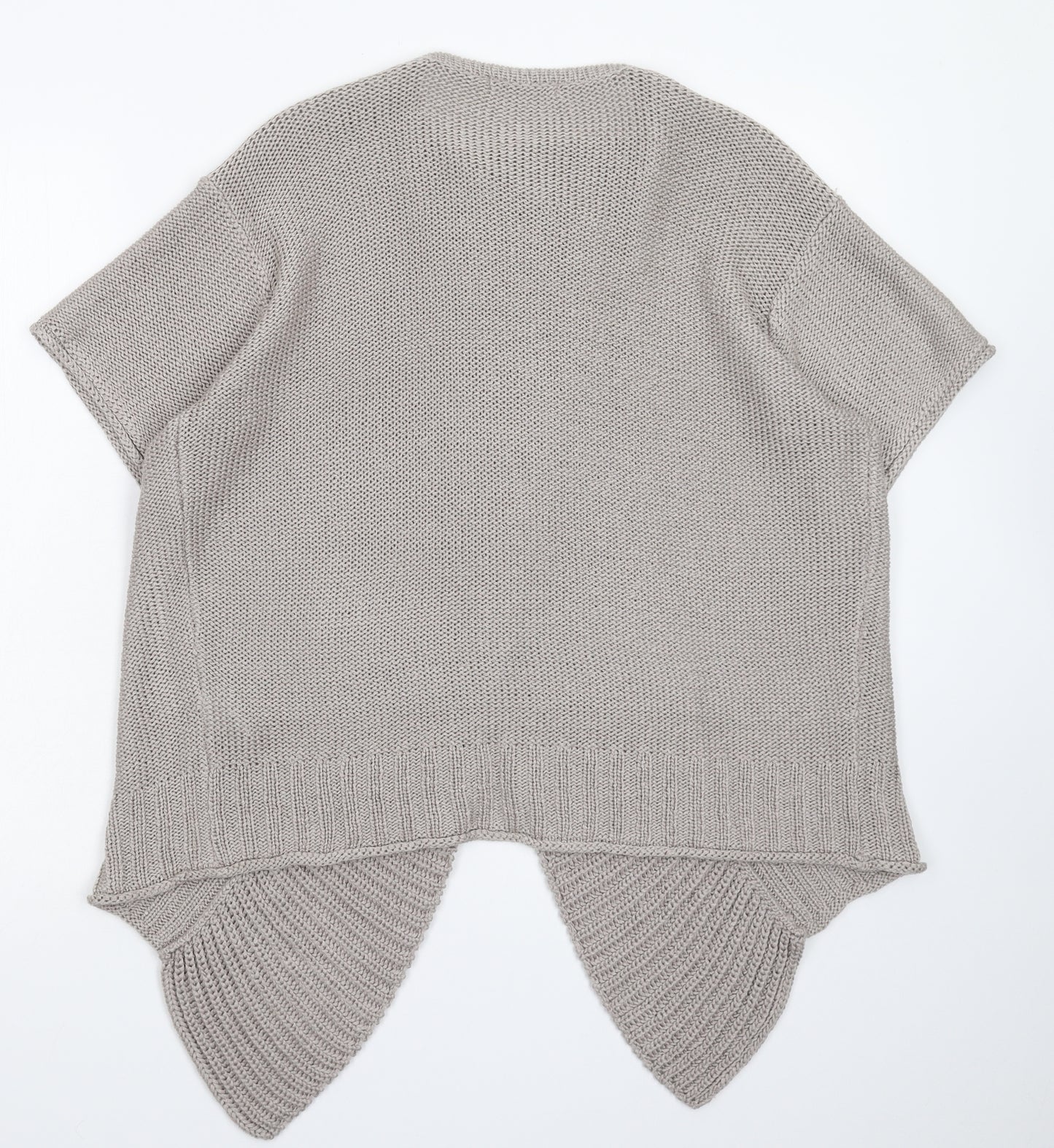 Marks and Spencer Womens Grey  Knit Cardigan Jumper Size 14