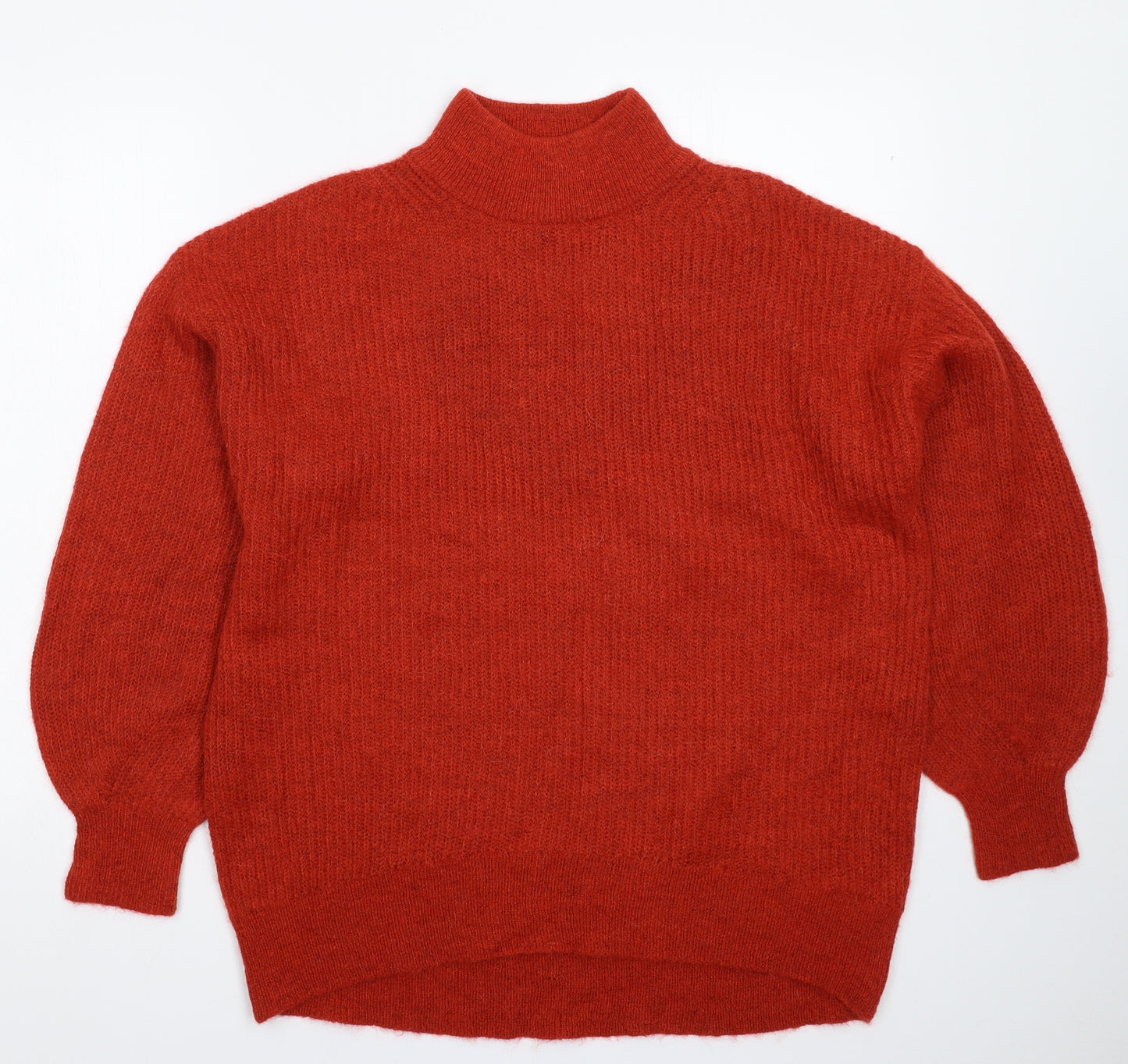 New Look Womens Red  Knit Pullover Jumper Size M  - Oversized