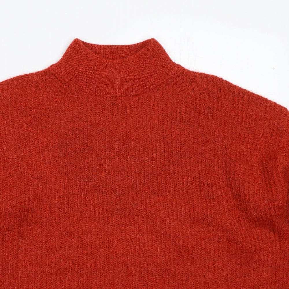 New Look Womens Red  Knit Pullover Jumper Size M  - Oversized