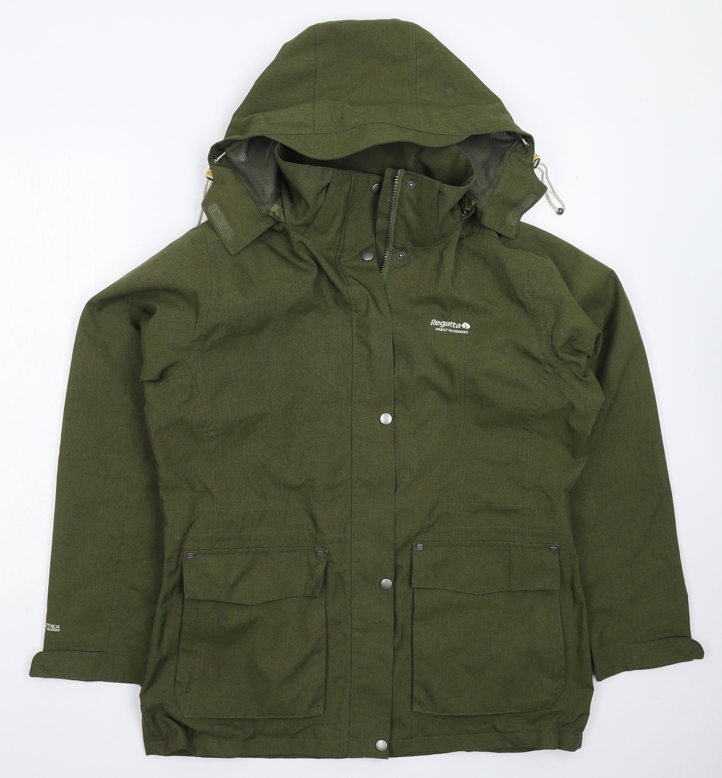 Regatta Womens Green   Rain Coat Coat Size 16