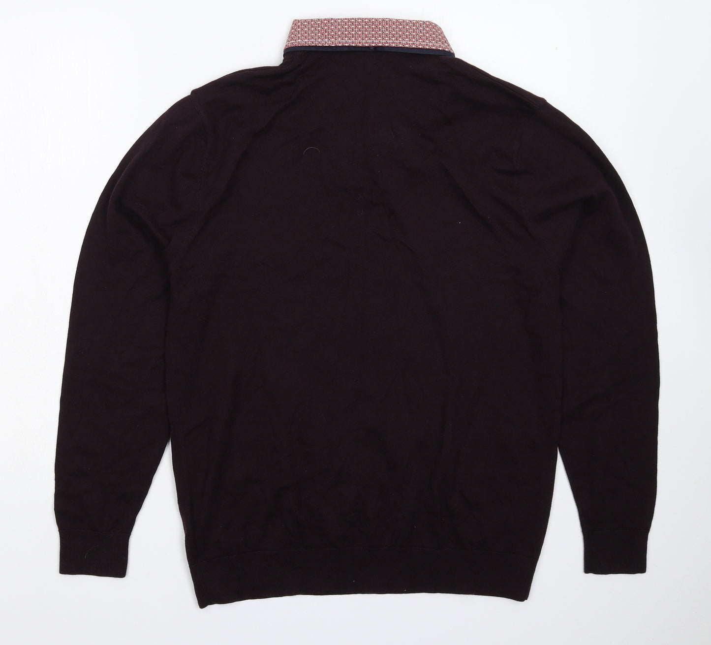 NEXT Mens Brown  Knit Pullover Jumper Size L