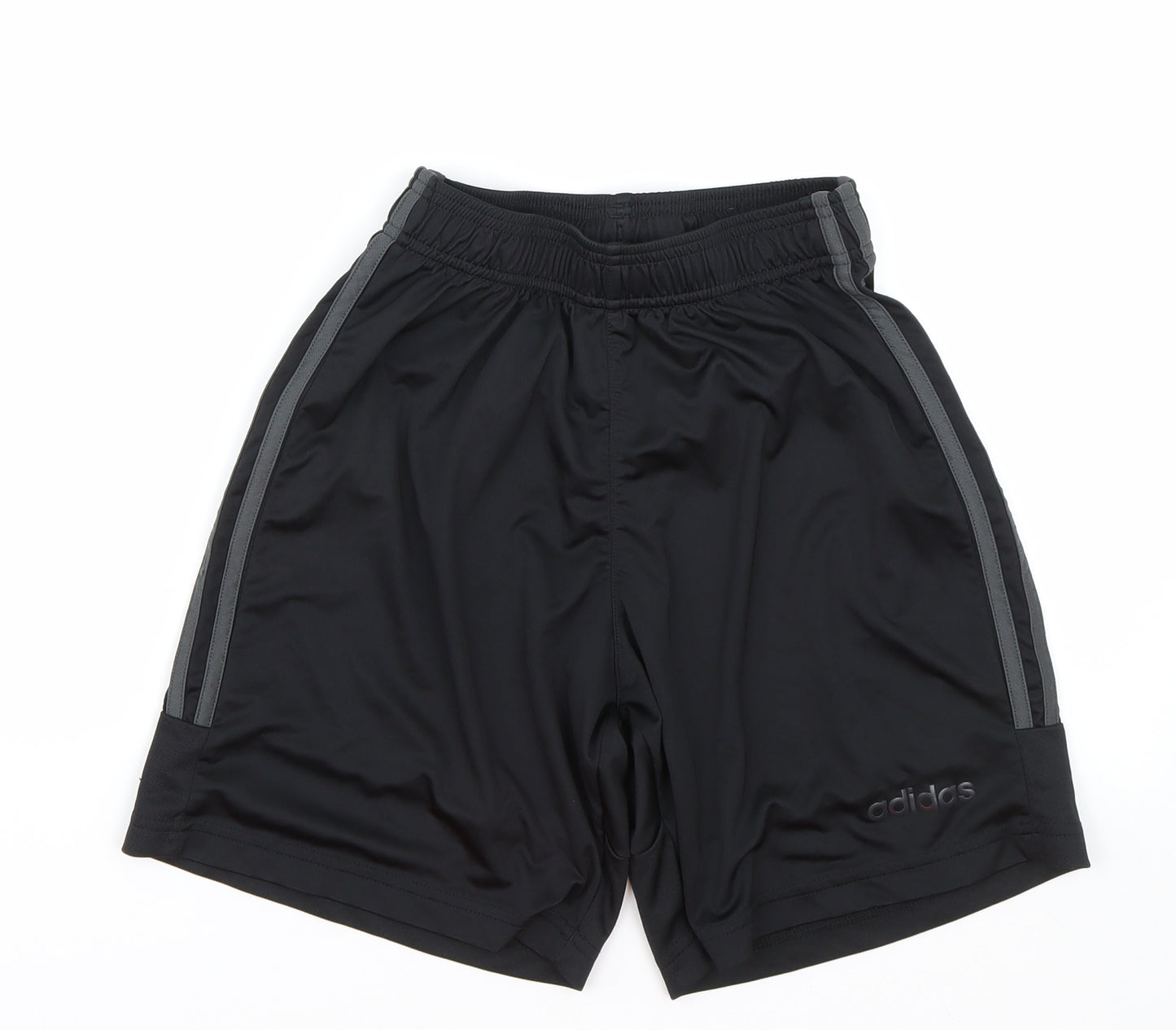 adidas Mens Black Striped  Sweat Shorts Size S