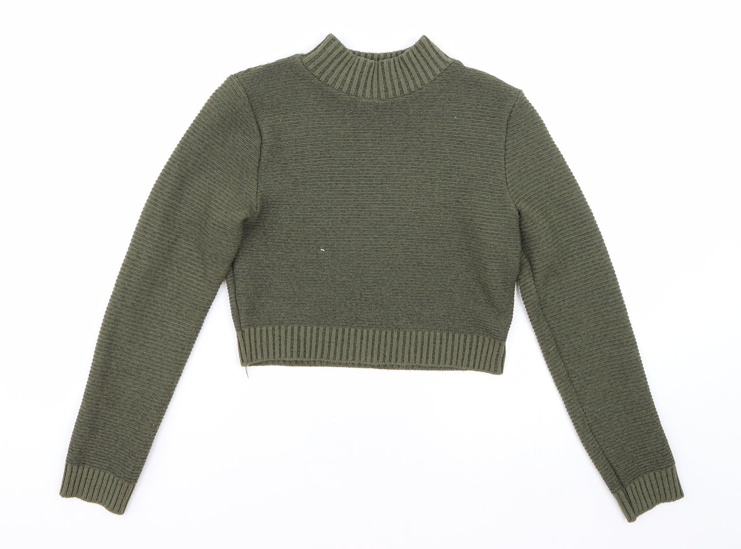 PRETTYLITTLETHING Womens Green   Pullover Jumper Size 6