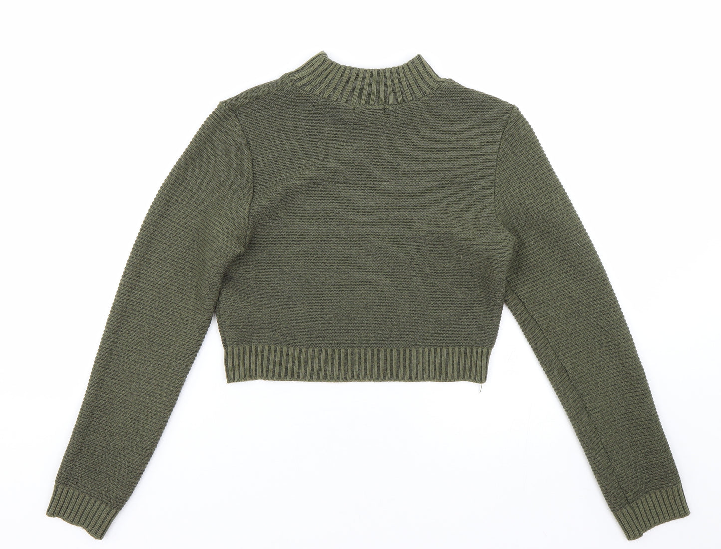 PRETTYLITTLETHING Womens Green   Pullover Jumper Size 6