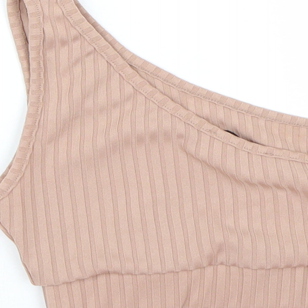 Club London Womens Brown   Basic Tank Size 6