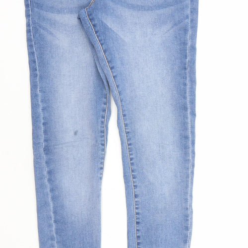 Denim co Womens Blue  Denim Skinny Jeans Size 10 L28 in