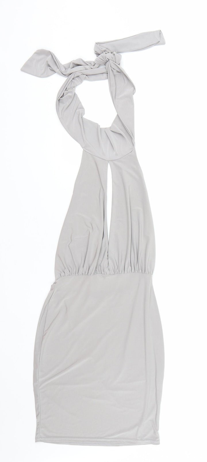 PRETTYLITTLETHING Womens Grey   Basic T-Shirt Size 6