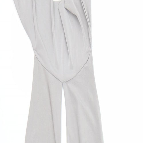 PRETTYLITTLETHING Womens Grey   Basic T-Shirt Size 6