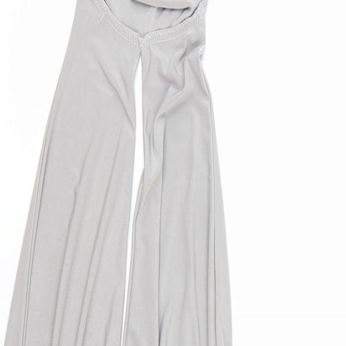 PRETTYLITTLETHING Womens Grey   Basic T-Shirt Size 6