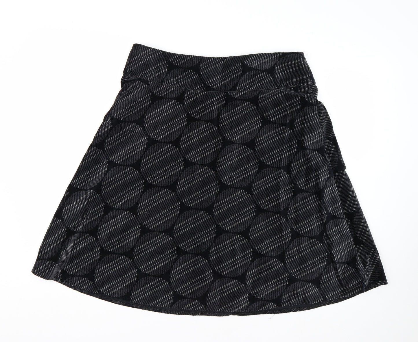 Look Womens Black Striped  Trumpet Skirt Size 14