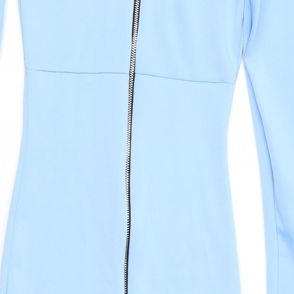 Rare London Womens Blue   Wrap Dress  Size 10